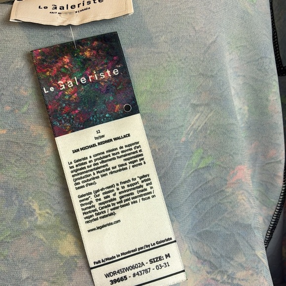 Wrap Dress Le Galeriste NWT original artwork design Whimsy Maximalist Workwear - Picture 12 of 16